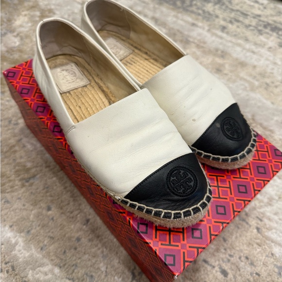 Tory Burch Black and White Espadrilles - Picture 4 of 7